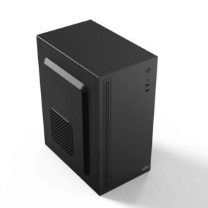 Desktop Computer Set with i5-4590, 16GB RAM, 256GB SSD, 19-inch Monitor, Keyboard, Mouse, WiFi, Speakers, Windows 10, Black